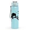 1PC Alaska Mountain Letter Art 750ml Color Plastic Sports Water Bottle Leakproof Flip Straw Lid Suitable for Sports Office Home Use