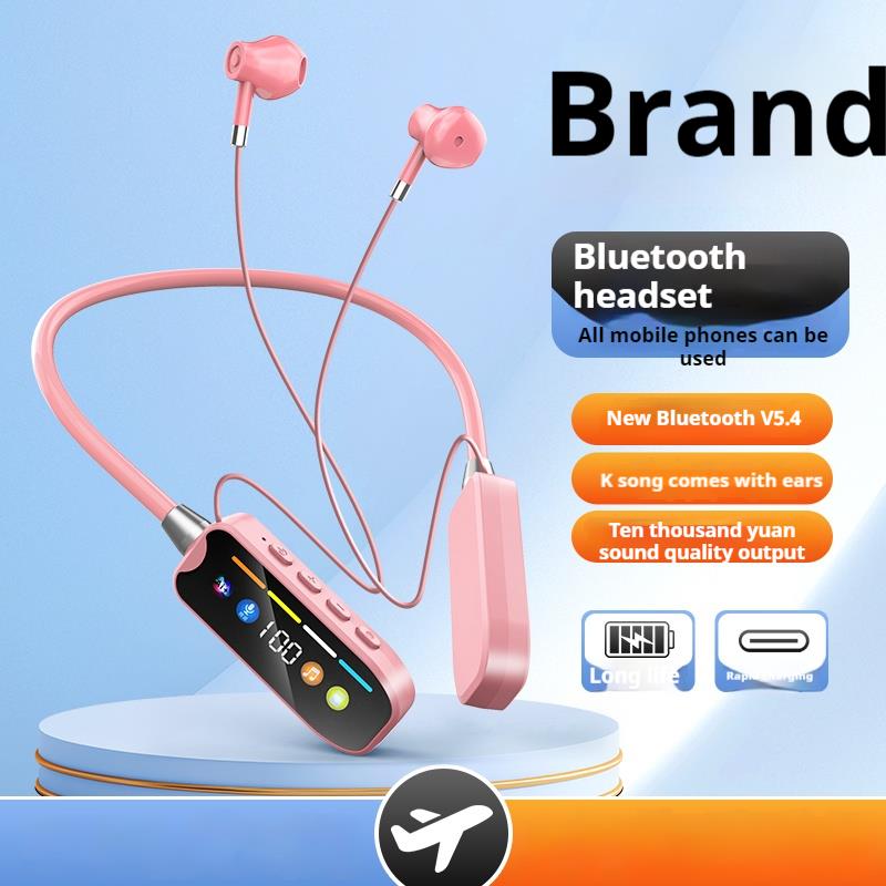 LED Long battery Life Wireless Bluetooth Magnetic Headphones HiFi Sound Neckband Earphones Sports Gamer Headsets Noise Reduction