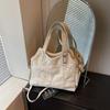Vintage PU Tote Bag Shoulder Bag Large Capacity Crossbody Bag Middle-aged Mother Bag