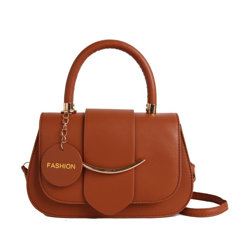 Women’s Summer Large-Capacity Minimalist Retro Solid Color Casual Crossbody Shoulder Armpit Bag