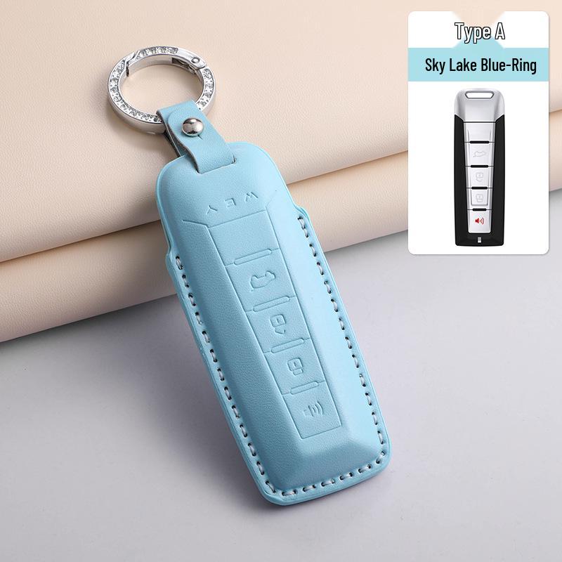 Great Wall WEY Blue Mountain Sheepskin 3D Key Fob Cover