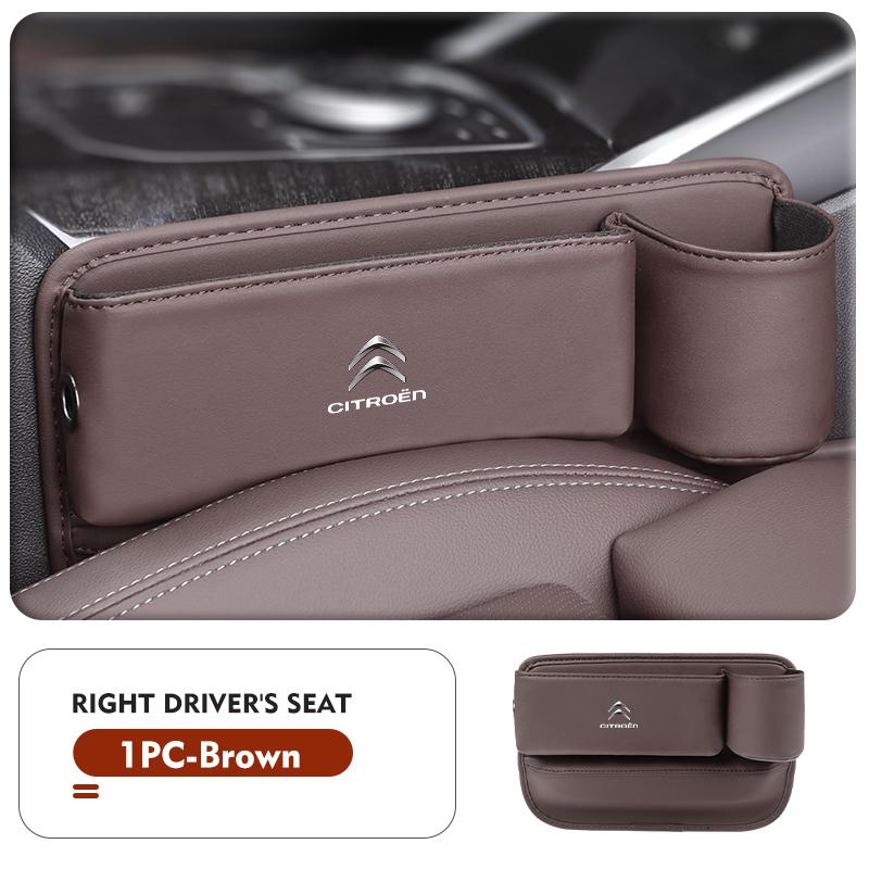 Car Seat Gap Filler Storage Box Water Cup Holder Accessories For Citroen C5 C1 C2 C6 C4L DS3 DS4 DS5 C-Elysee Grand Berlingo