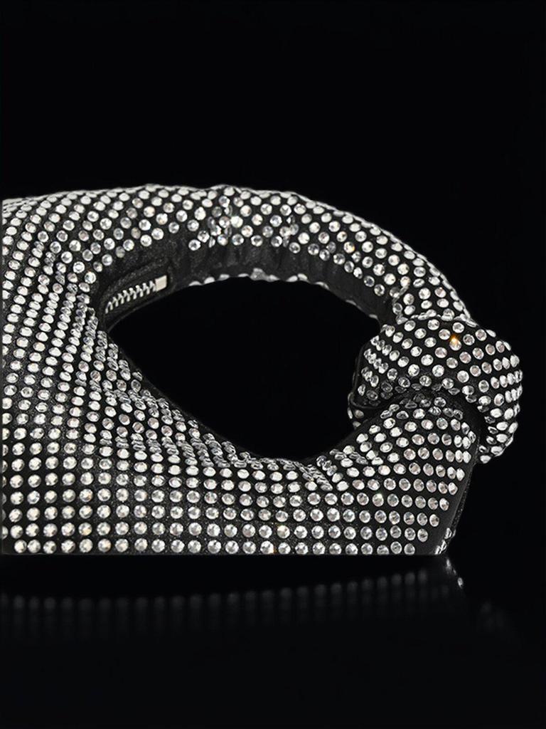 European & American Retro Rhinestone Evening Bag - Elegant Handheld or Shoulder Women's Accessory
