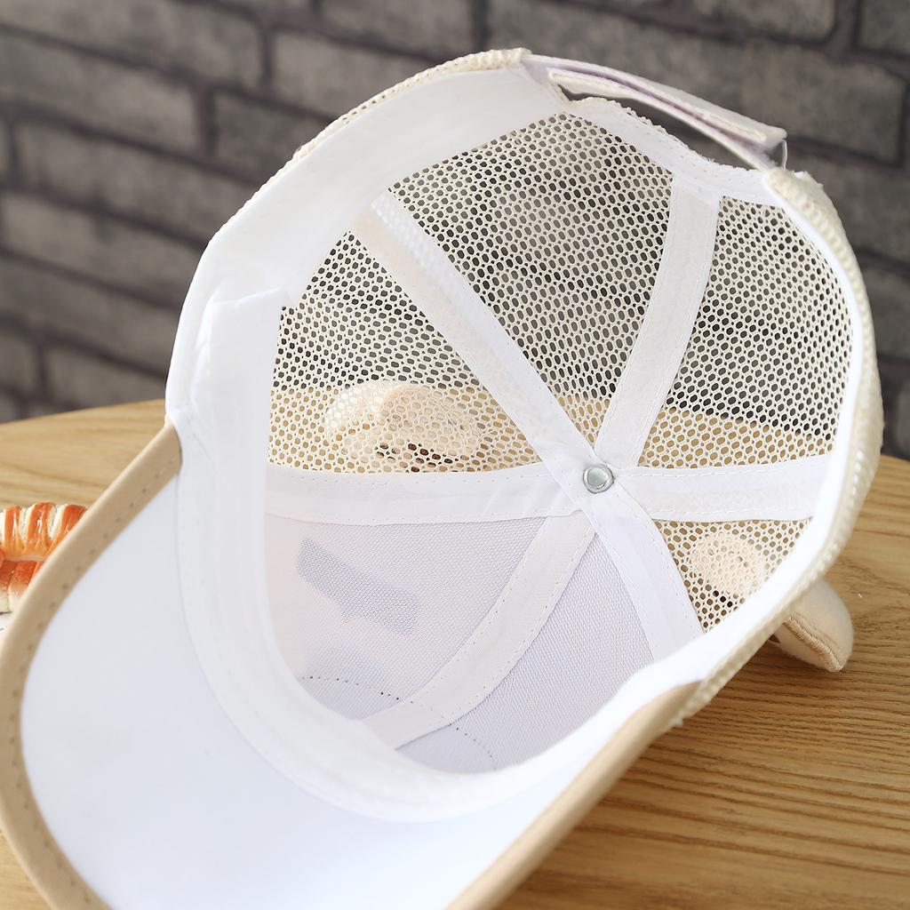 Children's Animal Cartoon Baseball Cap - Summer Girls' Mesh Baseball Cap - Boys' Sun Protection Hat