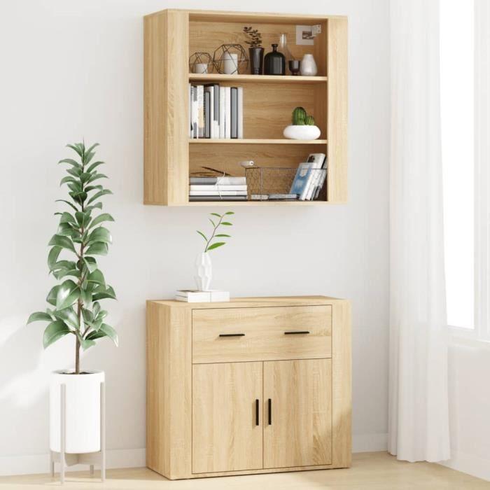 VidaXL Highboard Sonoma Oak Engineered Wood 3185378