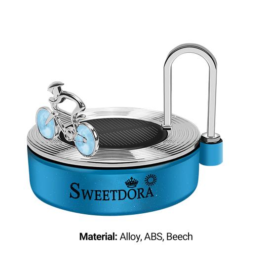 5ml Car Accessories Perfume Solar Power Pretty Auto Rotate Aroma