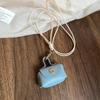 Leather Pendant Long Leather Necklace Anti-loss Sweater Chain Mini Coin Purse Necklace  Vacation