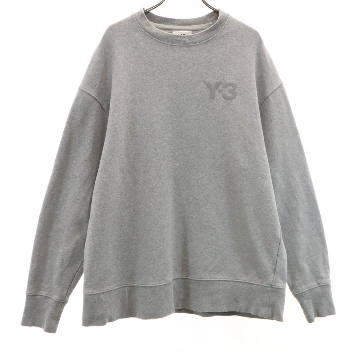

Y-3 Long sleeve sweat trainer S gray Youji Yamamoto Men s Used