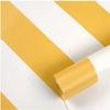Vertical Stripe Self-adhesive Wallpapers Warm Yellow Waterproof and Moisture-proof Household Thickened Bedroom Living Room