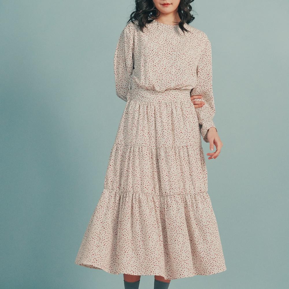 PREENJ Round 3-Pleated Long Dress
