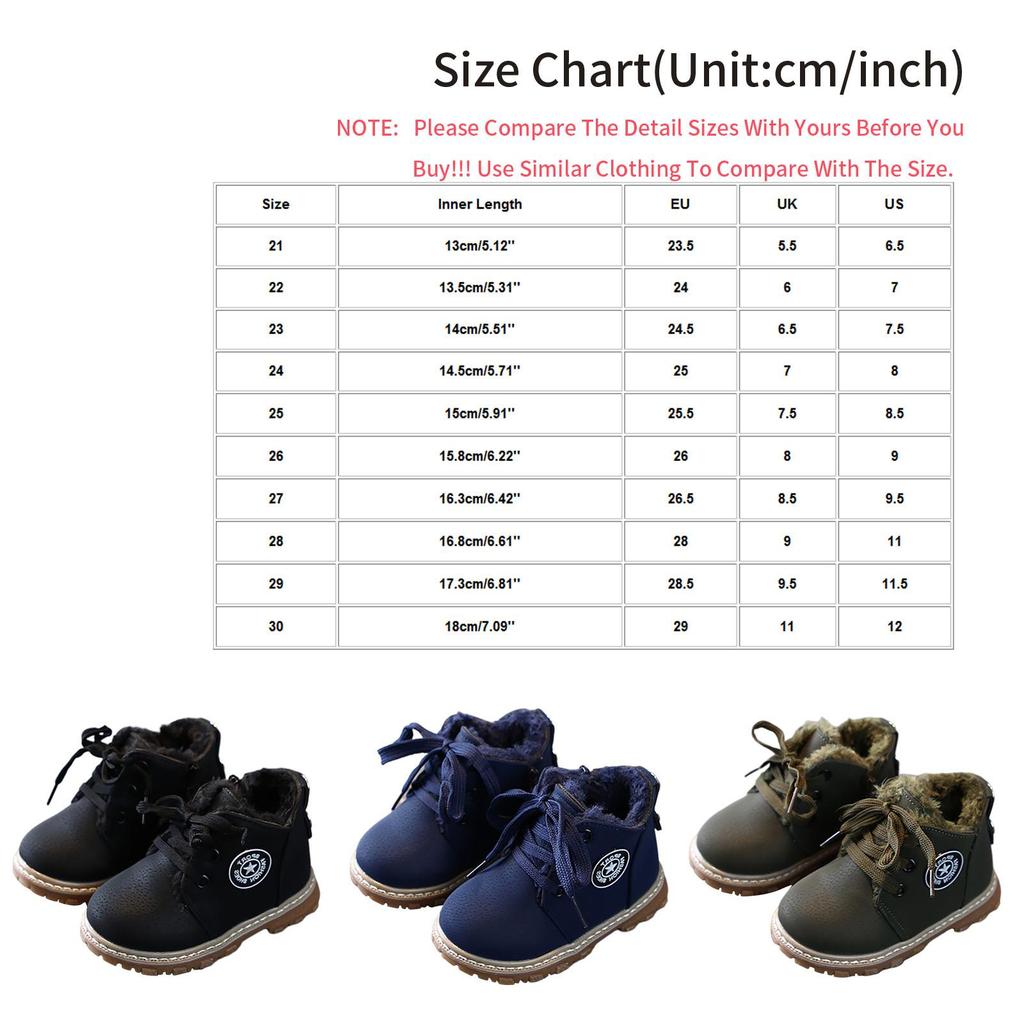 Kleinkind Säugling Baby Kinder Jungen Stiefel Mode Mittelstiefel Shose Warm