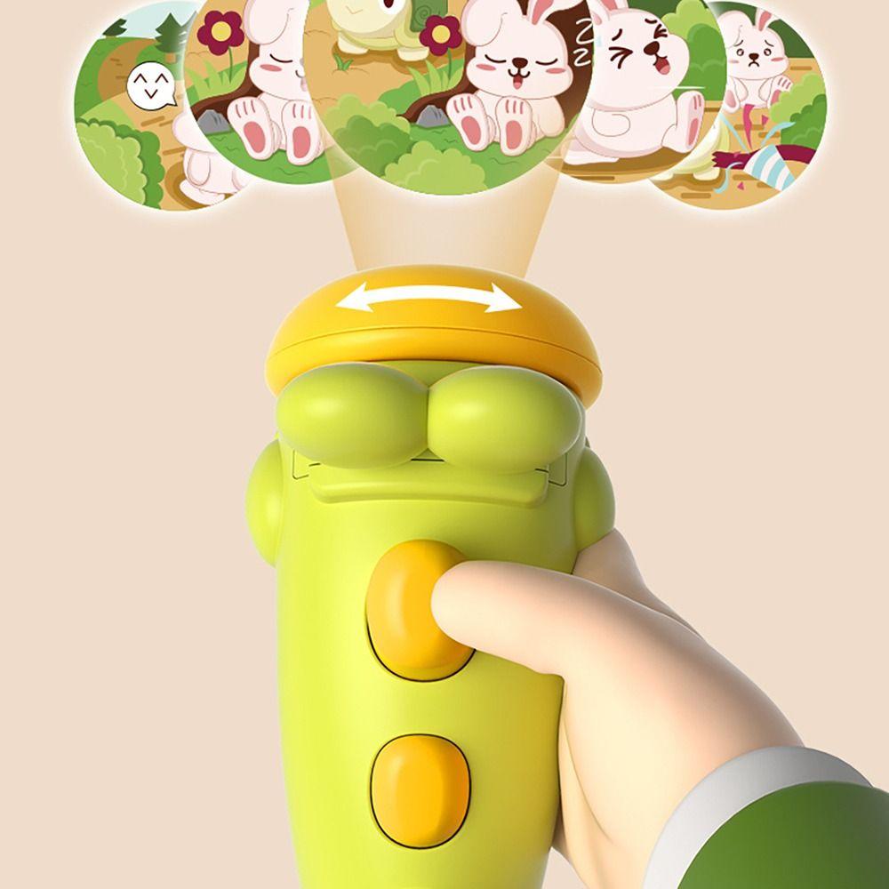 Flashligh toy Projection Storyteller Baby Sleep Aid Slide Story Machine Nursery Room