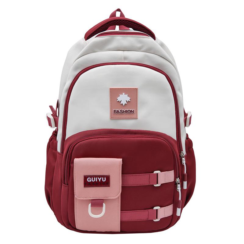 Neuer Freizeitrucksack Koreanische Version Große Kapazität Mittelschüler Schultasche Schlichte Japanische Koreanische Version Paar-Rucksack