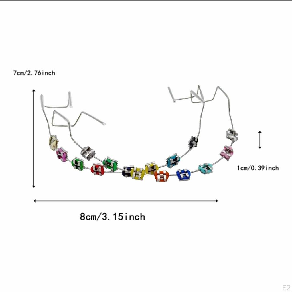 Temporary Tooth Decoration Decorative with Metal Wires Gift for Family