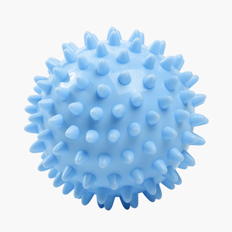 7.5cm PVC Hedgehog Massage Ball for Muscle Relaxation & Sports Fitness