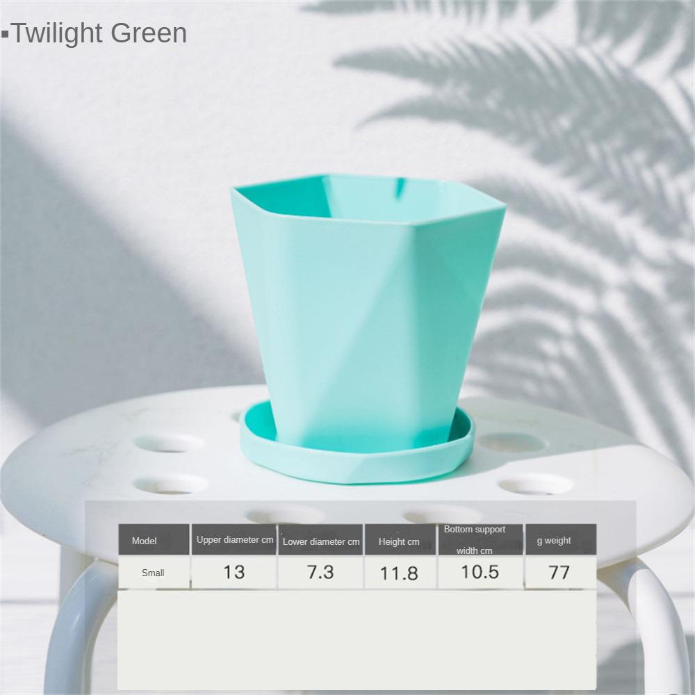 Practical Water-saving Tray Compression Extrusion Simple Temperament Ventilation Hole Design Flower Pots And Planting Flowerpot
