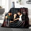 Name Custom Twilight Poster Print Flannel Blanket High Quality Warm Comfortable Cover for All Seasons Perfect for Gifts Home Decor