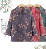 Grandma Chic Seven-Sleeve Lightweight Blouse for Elderly Women - Plus Size Summer Top