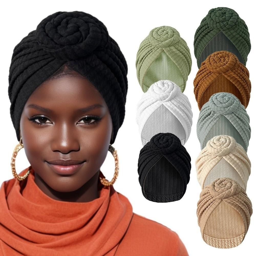 Breathable Headscarf Hat Soft Headscarf Fashion Pullover Hat  Women