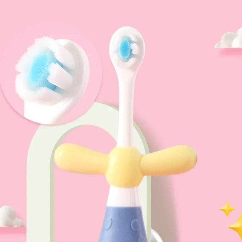 1pc Toothbrush for Kids Cute Soft Tooth Protection Baby Teeth Brush Oral Cleaning Manual Children Toothbrush 1-6 Years Old