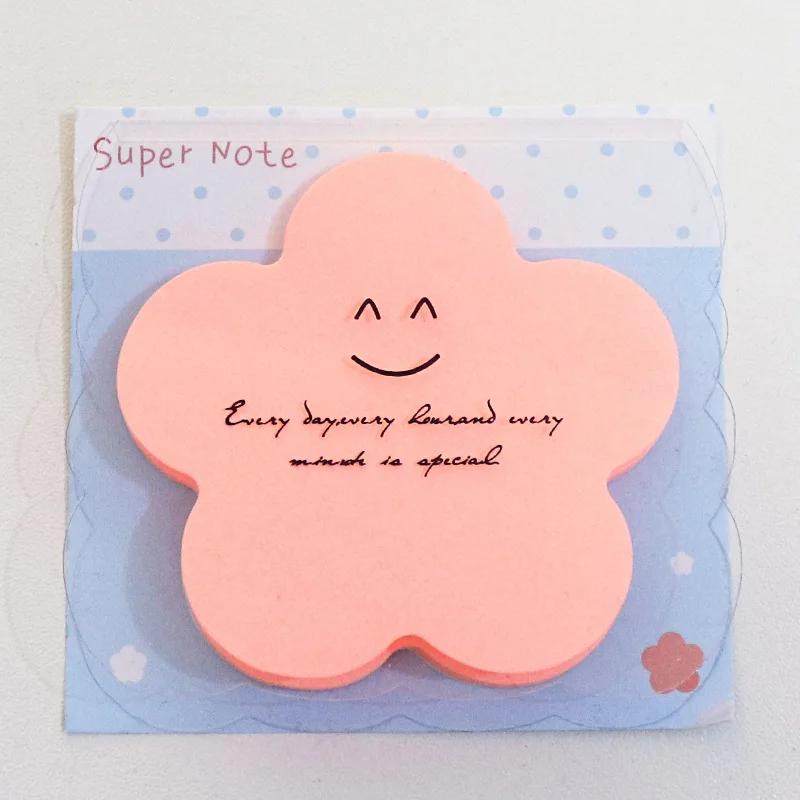 60 Sheets Cute Cartoon Sticky Notes – Colorful Kawaii Memo Pad, Ins-Style Stationery with Posted Tabs for School & Daily Message