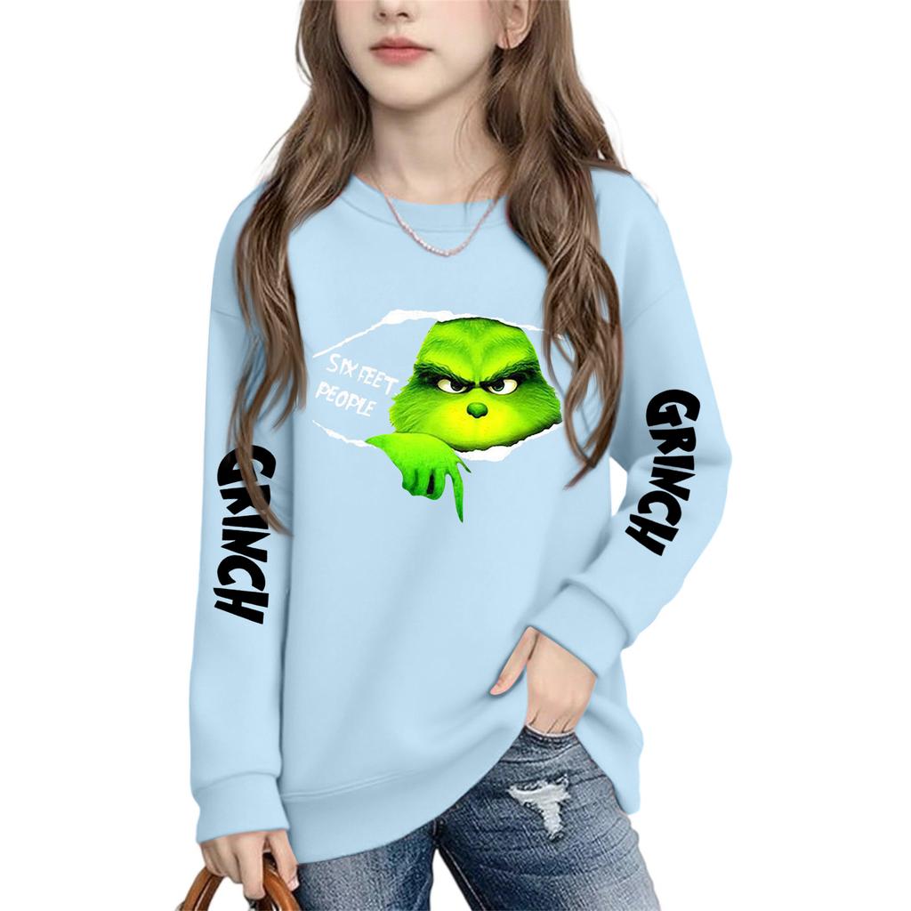 Boys Girls Child Fashion Daily Versatile Casual Crewneck Sweatshirts Daily Long Sleeve Patchwork Top Sweatshirts