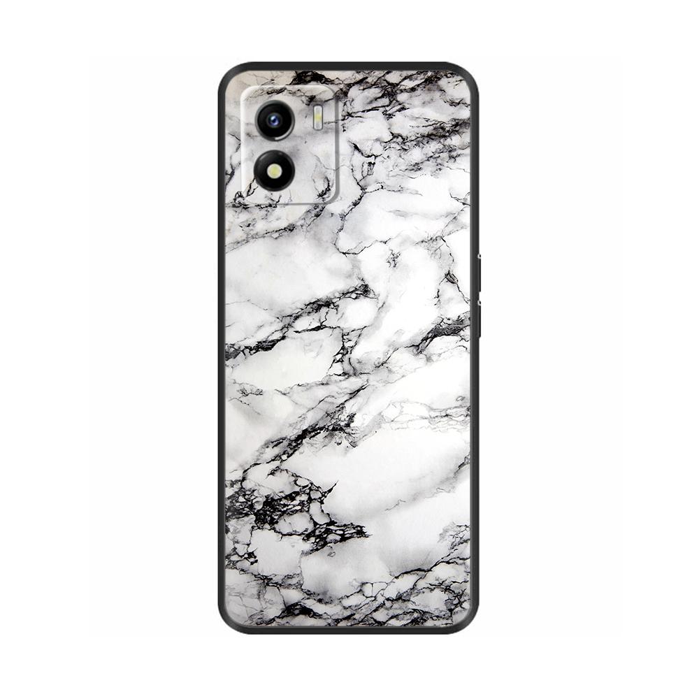 For Vivo Y01 Case Y01 2022 Soft Silicone Back Cover TPU Phone Case For Vivo Y01 Y 01 VivoY01 Cute Black Bumper Coque Shell Funda