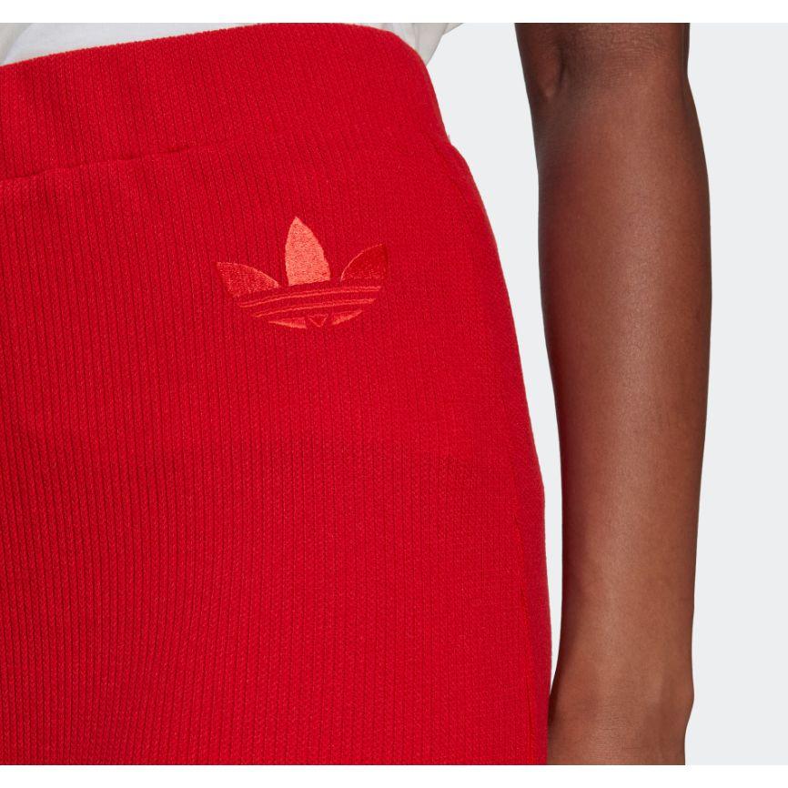 adidas Originals Knit Midi Skirt Vivid Red Women IB2022