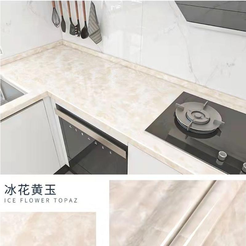 20M Marble Self Adhesive Waterproof Wallpaper for Kitchen Cabinet Oil Proof Mould Proof Modern Style Bathroom Wall Sticker