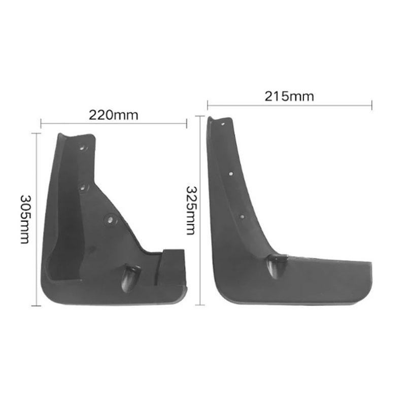 Car Mudguards Front Rear Fender  For Mitsubishi ASX 2011-2018 Mud Flaps Splash Guards Mud Flap Mudguards AUTO
