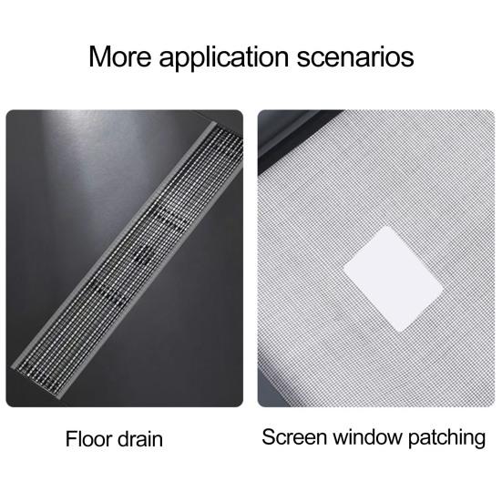 1 Roll Floor Drain Sticker Cuttable Tight Fit Effective Isolation Anti-blocking Disposable Filter Hair Deodorant Bathtub Shower