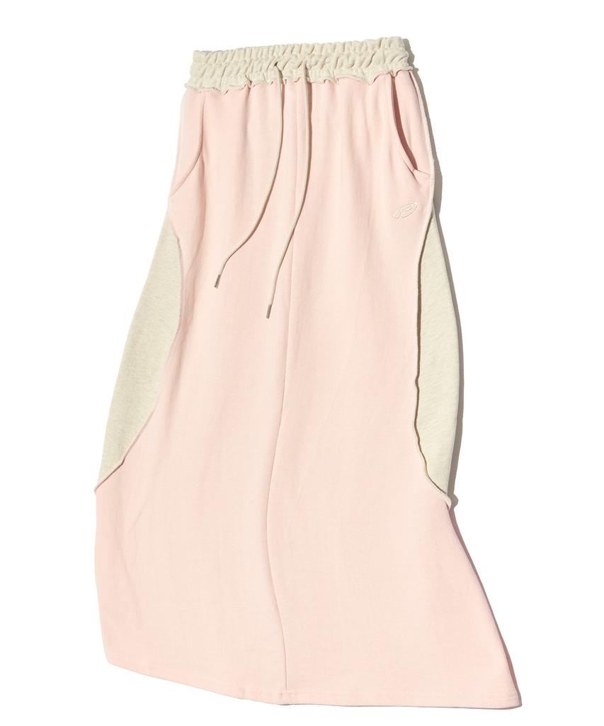 PEACE MAKER Ex Raw Maxi Skirt (Pink)