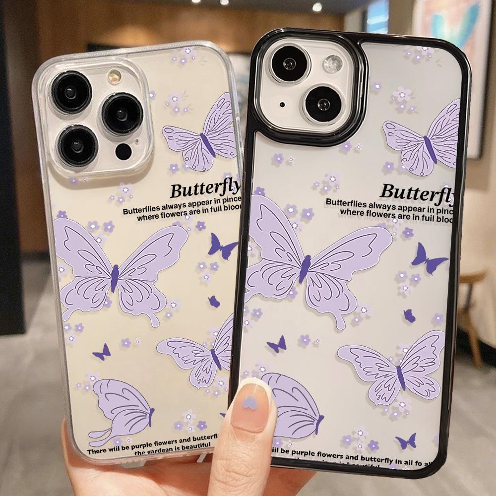 Acrylic Phone Case for iPhone 11 12 13 14 Pro 12 14 16 Pro Max for Samsung A16 A36 A56 S24 FE High-quality Painted Anti-fall Mobile Phone Case