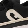 Used Joy Women's Lace-up Shoes (YF42FJO, 36), Rubberized Smooth Calfskin Low-Cut, 7-Eye, 9.1" with Arch Logo, Black
