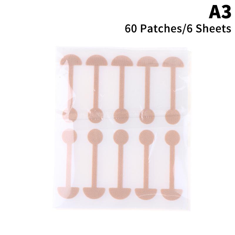 20-100Pcs Dumbbell Nose Tip Patch Elastic Skin Color Disposable Contouring Corrective Nose Strips Thin Nasal Beauty Nose Sticker