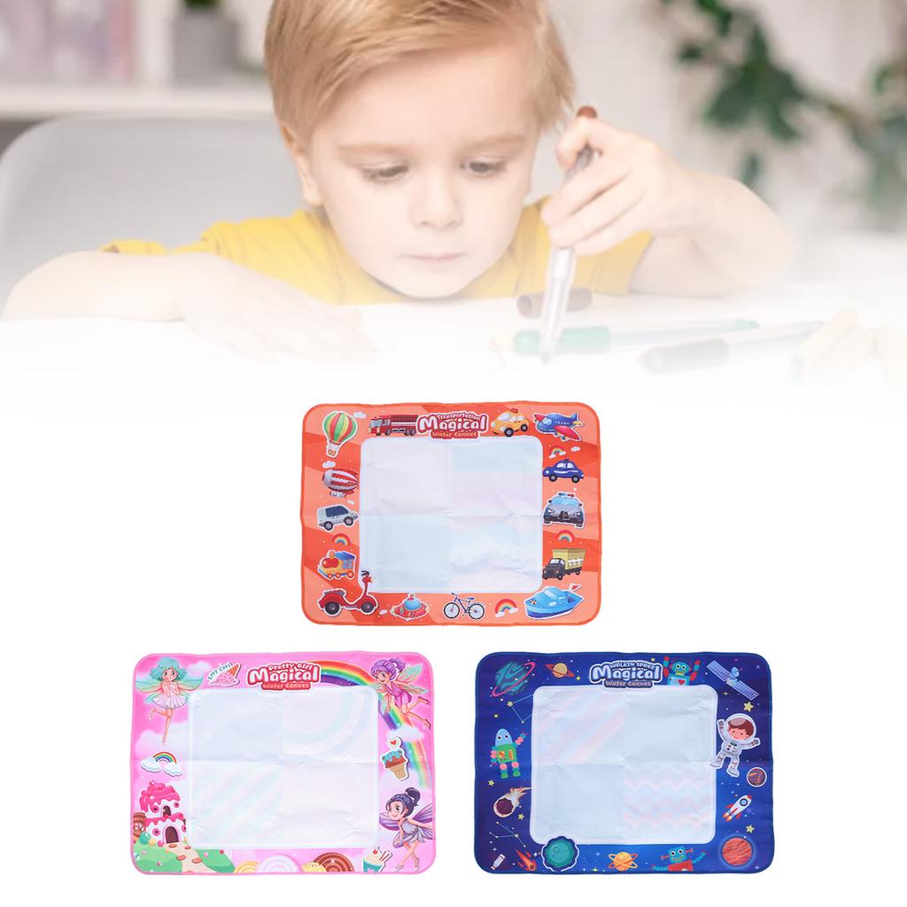 Barn Tidlig Læring Vannlerret Stort Gjenbrukbart Vaskbart Barn Vann Doodlekart for Hjem Utendørs