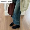 Stivaletti Corti da Donna a Punta, Slim, con Cerniere Posteriori alla Moda, Stivaletti alla Caviglia, Stile Retrò, Tacchi Quadrati, Scarpe Autunno Inverno