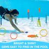 Joyfy 30 Pcs Diving Pool Toys for Kids Jumbo Set with Storage Bag Pool Games Summer Swim Water FishToys Multi-Item Party Favor