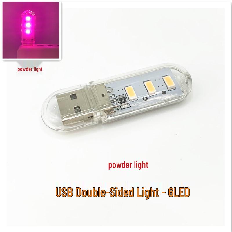 5V USB LED Night Light - Portable Flash Drive Style for Bedroom, Camping, or Stalls