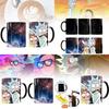 Tasse Farbwechsel Keramiktasse Kaffeetasse Exklusives Cartoon-Design