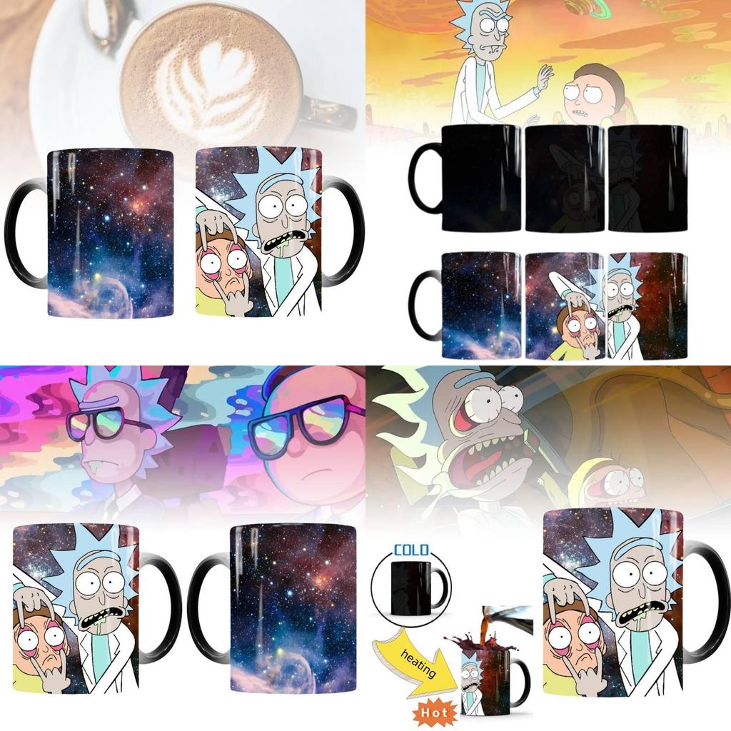 Tasse Farbwechsel Keramiktasse Kaffeetasse Exklusives Cartoon-Design