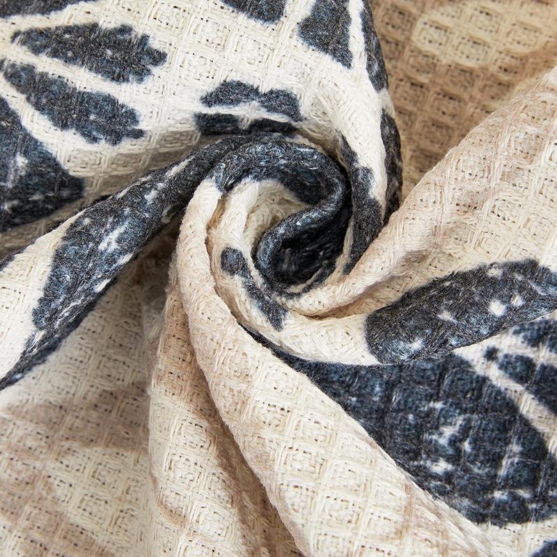 Chenille Sofa Towel Cover Cloth All-Inclusive Universal Four Seasons Universal Simple Sofa Cushion Cover Non-Slip Cover Blanket Anti-Scratching