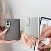 Dla Samsung Galaxy Z Fold 8 Szerokie Jednokolorowe Etui na Telefon Osłona Zawiasu Osiowa Dla Galaxy Z Fold 8 Twarda Powłoka PC Tylna Pokrywa