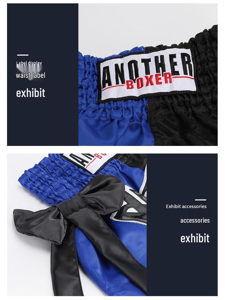 ANOTHERBOXER Unisex Boxing Training Shorts: Kickboxing, Sanda, Muay Thai Pants