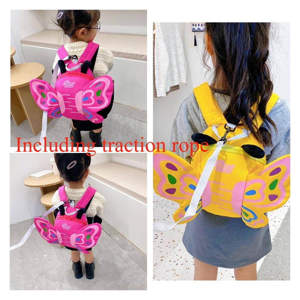 Lost-proof Children's Schoolbag With Three-dimensional Butterfly Design