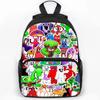 Zaino Scolastico Stampato Garten of BanBan da 16 Pollici per Ragazzi, Borsa di Grande Capacità per Viaggio, Sport, Portatile, Zaini Scolastici per Studenti, Zaino per Libri per Bambini