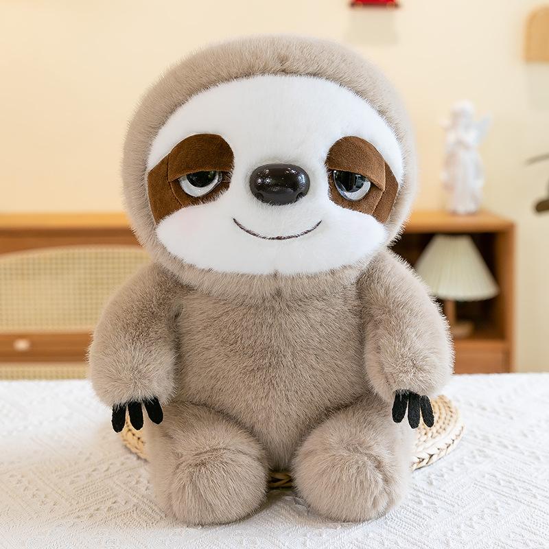 

New cute lightning sloth doll plush toy simulation animal doll girl sleeping pillow gift 23cm/0.19kg