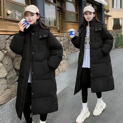 European Bread Clothes Long Down Cotton-padded Clothes Women's Loose Autumn and Winter Coats Thickened Cotton-padded Jackets New Models
