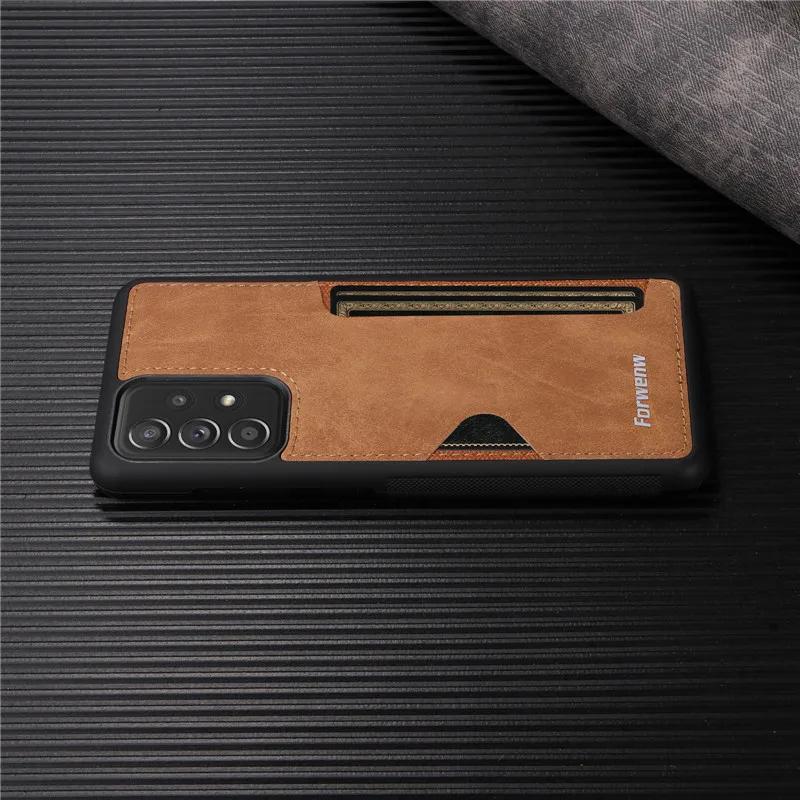 Luxury Leather Phone Case For Samsung S24 A12 A13 A04S A14 A20 A22S A23 A24 A32 A33 A34 A50S A51 A52 A53 A54 A70S A71 A72 A73