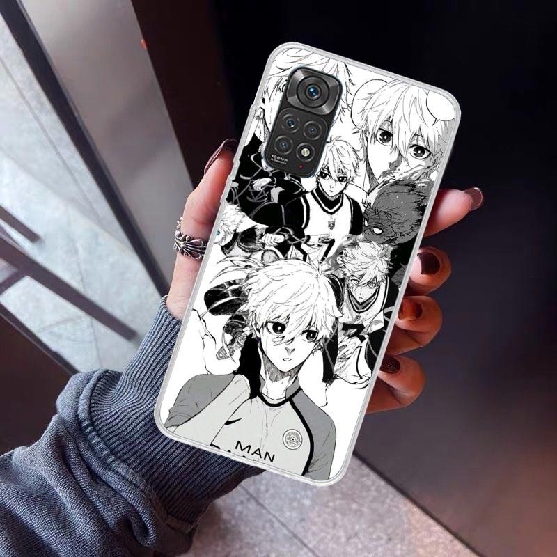 Blue Lock Nagi Seishiro Phone Case For Xiaomi Redmi Note 10 11 12 13 14 15 Pro Plus 11S 12S 14S 11T 11E 10S Soft TPU Back Cover